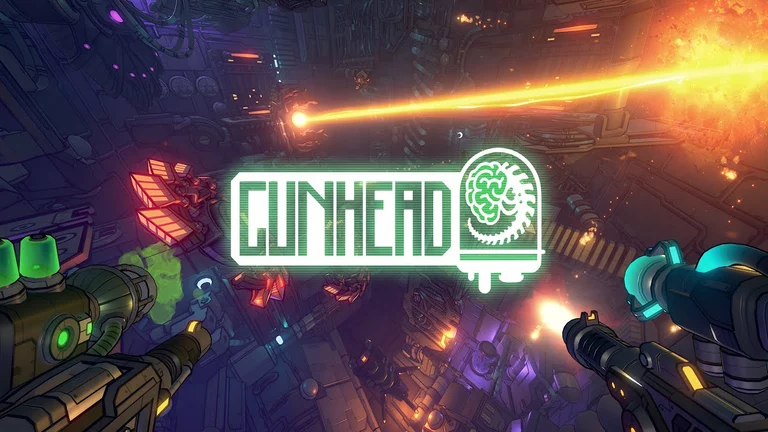 Gunhead game screenshot with logo