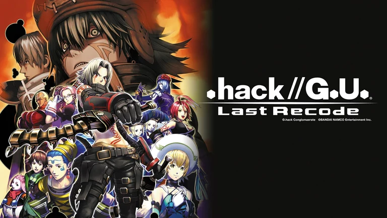 .hack//G.U. Last Recode game artwork featuring various characters