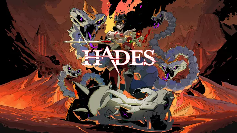 Hades artwork featuring Zagreus and Bone Hydra