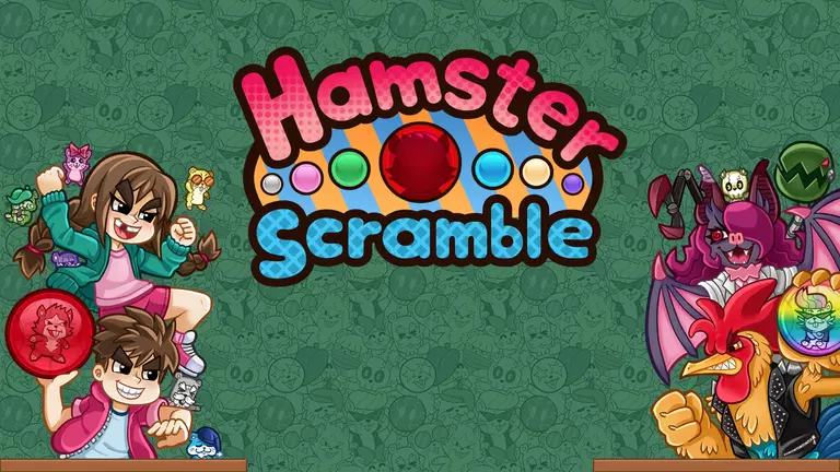 Hamster Scramble characters getting ready for the next round of competition.