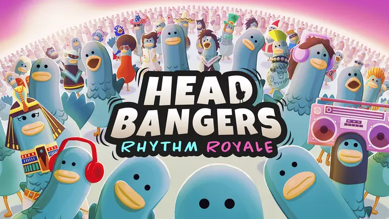 Headbangers: Rhythm Royale game cover artwork