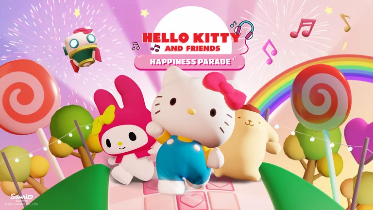 Hello Kitty and Friends: Happiness Parade game cover artwork