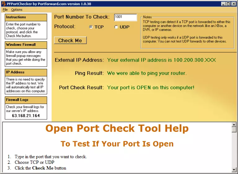 pfportcheck_portopen.gif