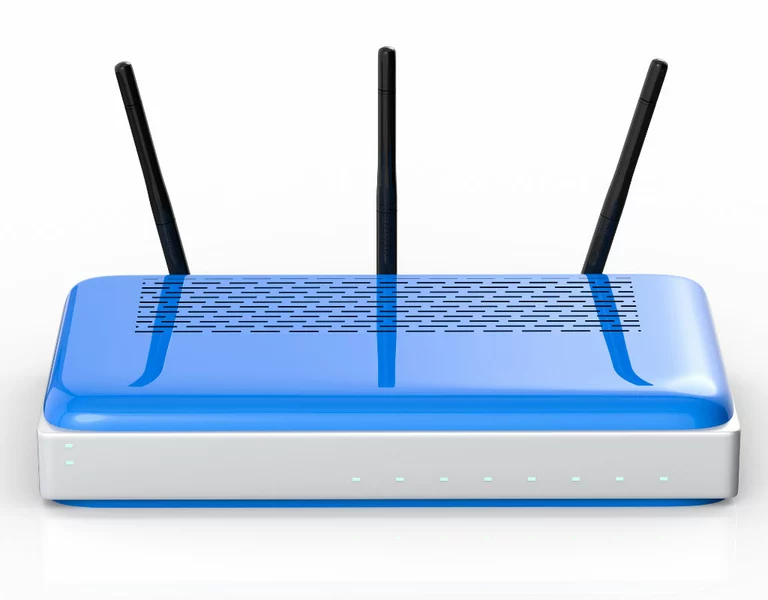 Router with three antennas