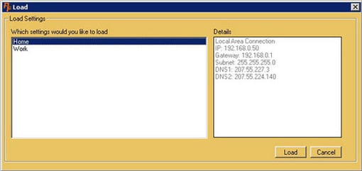 Static ip changer programa