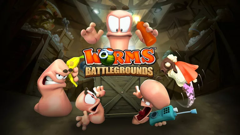 Worms: Battlegrounds game artwork