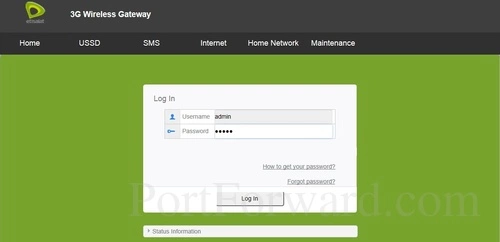 Huawei B68A Login