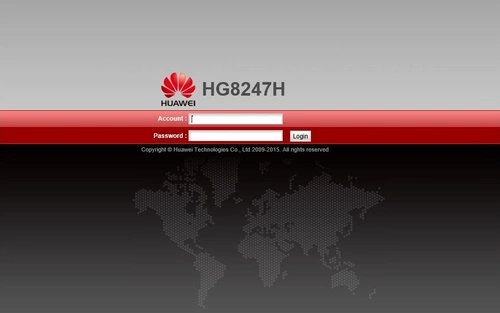 Huawei Echolife HG8247H Login