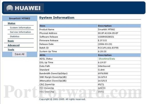 Huawei Smartax Mt880a Firmware