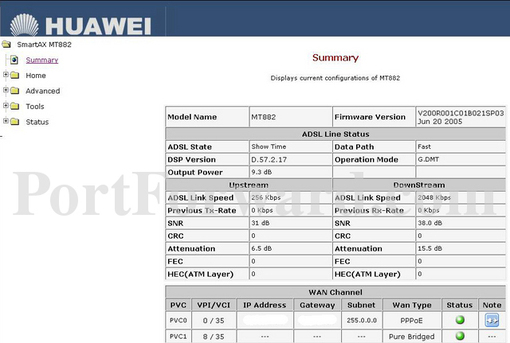 Настройка модема huawei mt882