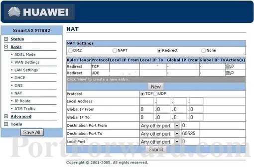 Huawei SmartAX-MT882v2