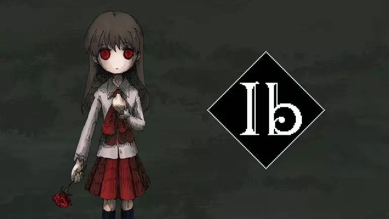 Ib game artwork featuring the young girl Ib