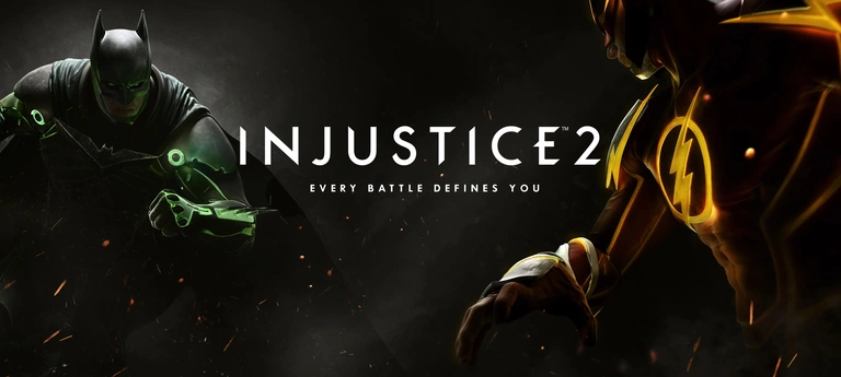 Injustice 2 game artwork featuring Batman and Flash