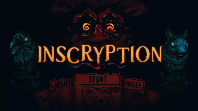 Inscryption game art showing cards.