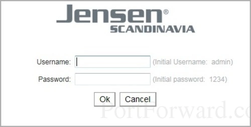 Jensen Scandinavia Air:Link 29150v6 Login