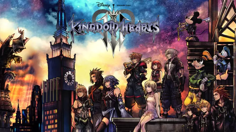 Kingdom Hearts III game cover artwork