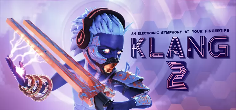 Klang 2 game art showing a character holding a tuning fork and wearing headphones.