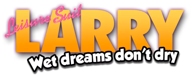 leisure suit larry wet dreams dont dry logo