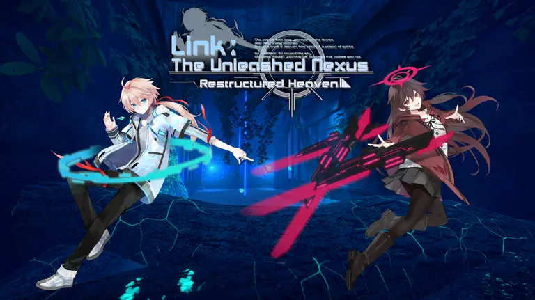 Link: The Unleashed Nexus - Restructured Heaven artwork featuring the characters Hal and Saika