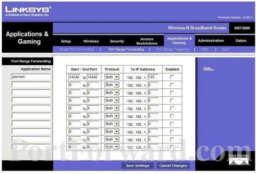 Настройка роутера linksys wrt300n