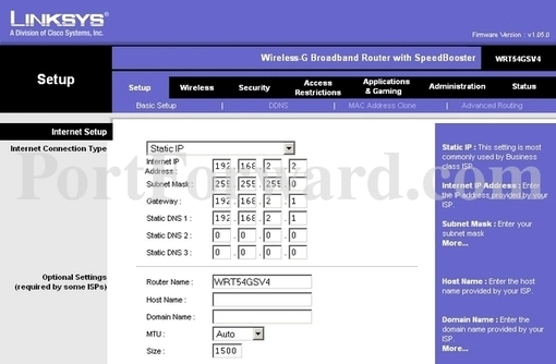 Linksys WRT54GSv4