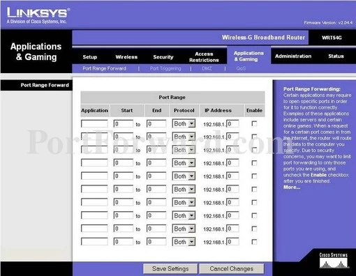 Linksys WRT54GXv2