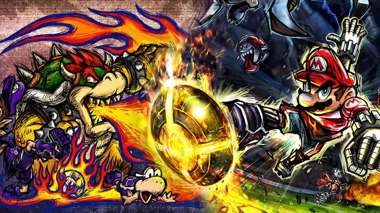 Mario Strikers: Charged game cover artwork