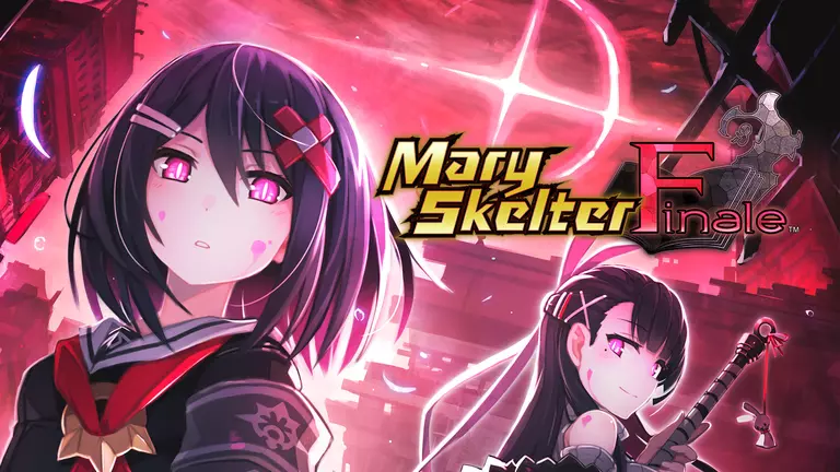Mary Skelter Finale game artwork featuring Alice and Charlotte