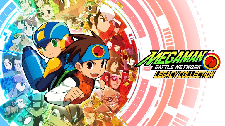 Mega Man Battle Network Legacy Collection game cover artwork