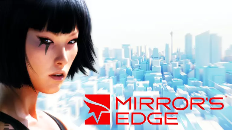 Mirror's Edge game cover artwork featuring Faith Connors