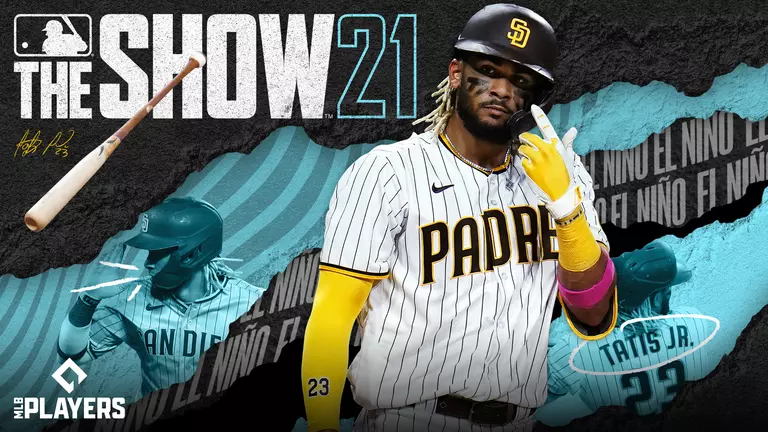 MLB The Show 21 cover artwork featuring Fernando Tatís Jr.