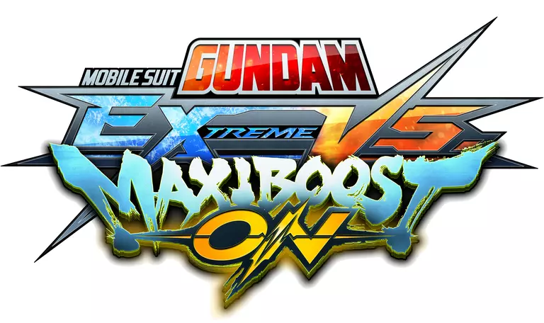 mobile suit gundam extreme vs maxiboost on logo