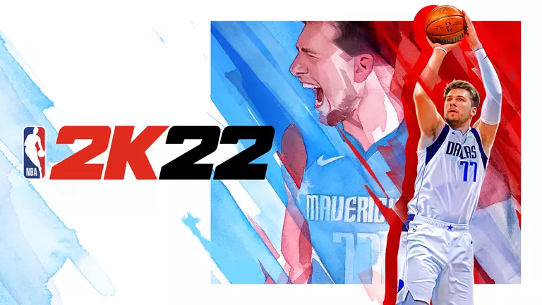 NBA 2K22 artwork featuring Luka Dončić