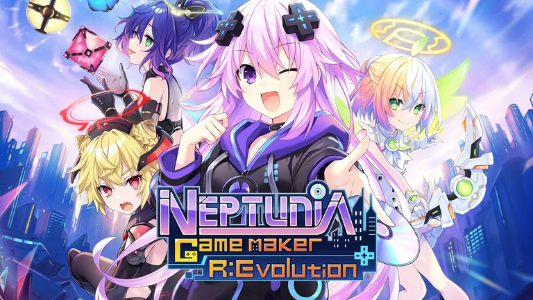 Neptunia Game Maker R:Evolution game cover artwork