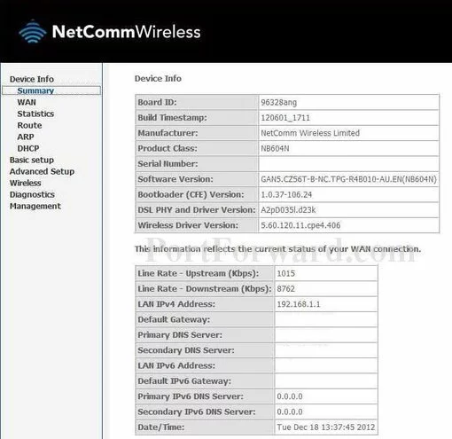 Netcomm NB604N