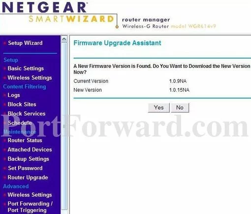 Netgear WGR614v9