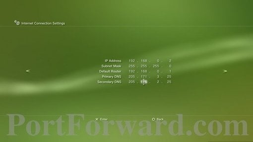 Setting A Static Ip Address On The Playstation 3