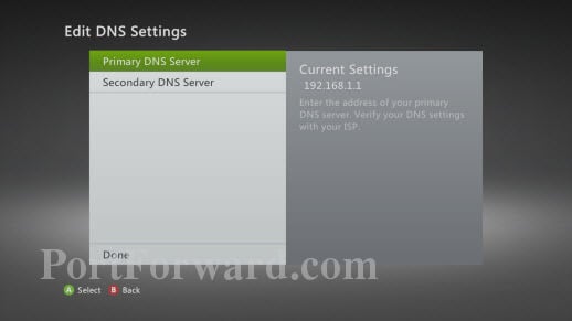 xbox dns