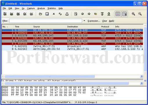 does wireshark capture all the traffic on the network