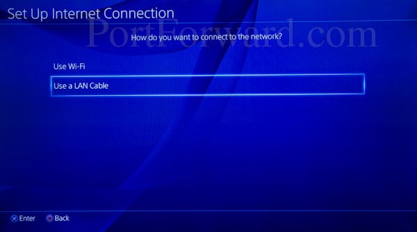 Internet for playstation store 4