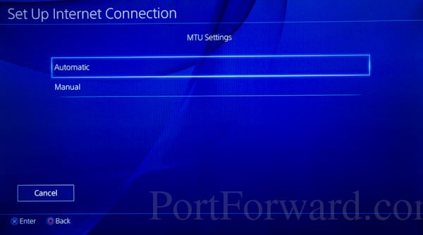 ps4 network settings