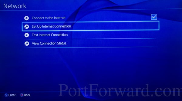 how to connect a lan cable ps4