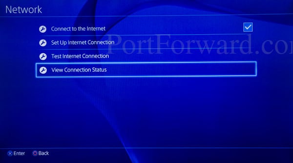 playstation router settings