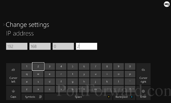 xbox one ip settings manual ip address keyboard