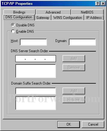 come è necessario inserire l'indirizzo IP in Windows 98