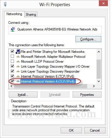 windows 8 connect to internet