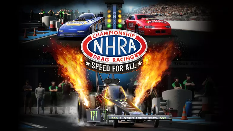 NHRA Championship Drag Racing: Speed for All game cover artwork