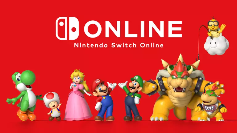 Nintendo Switch Online featuring various Nintendo characters