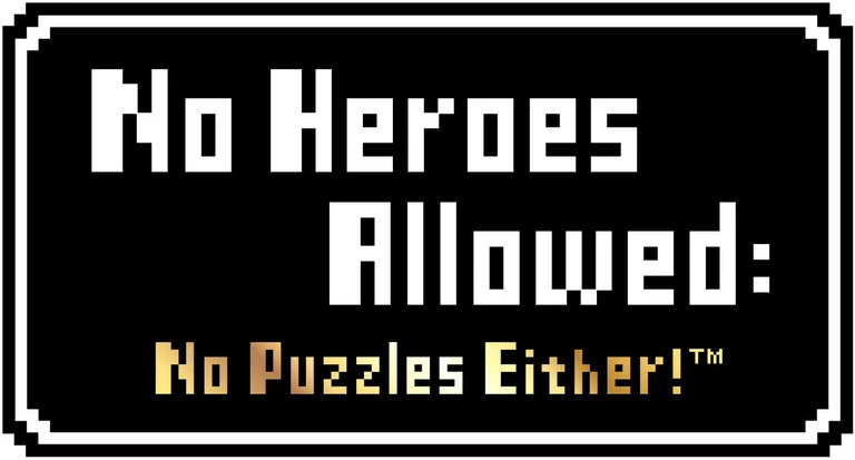 no heroes allowed no puzzles either logo
