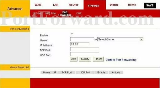 Paradigm PTI-8411_Annex-A port forward